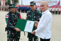 Penutupan Kegiatan TMMD Ke 127 Kodim/1503 Tual Di Dobo Oleh Pandam XV/Patimura Mayjen TNI Putranto Gatot Sri Handyono di Tribun Yosudarso Dobo